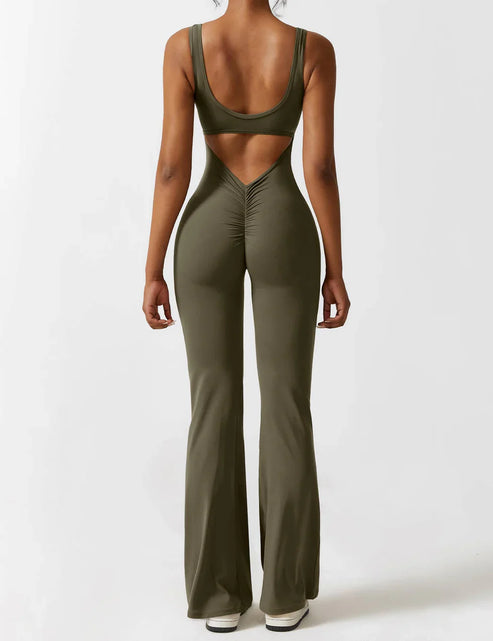 Mireille Flared Jumpsuit med V-ryg