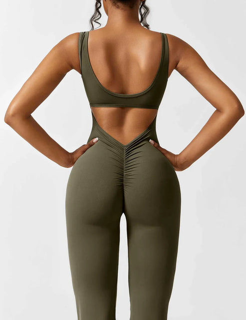 Mireille Flared Jumpsuit med V-ryg