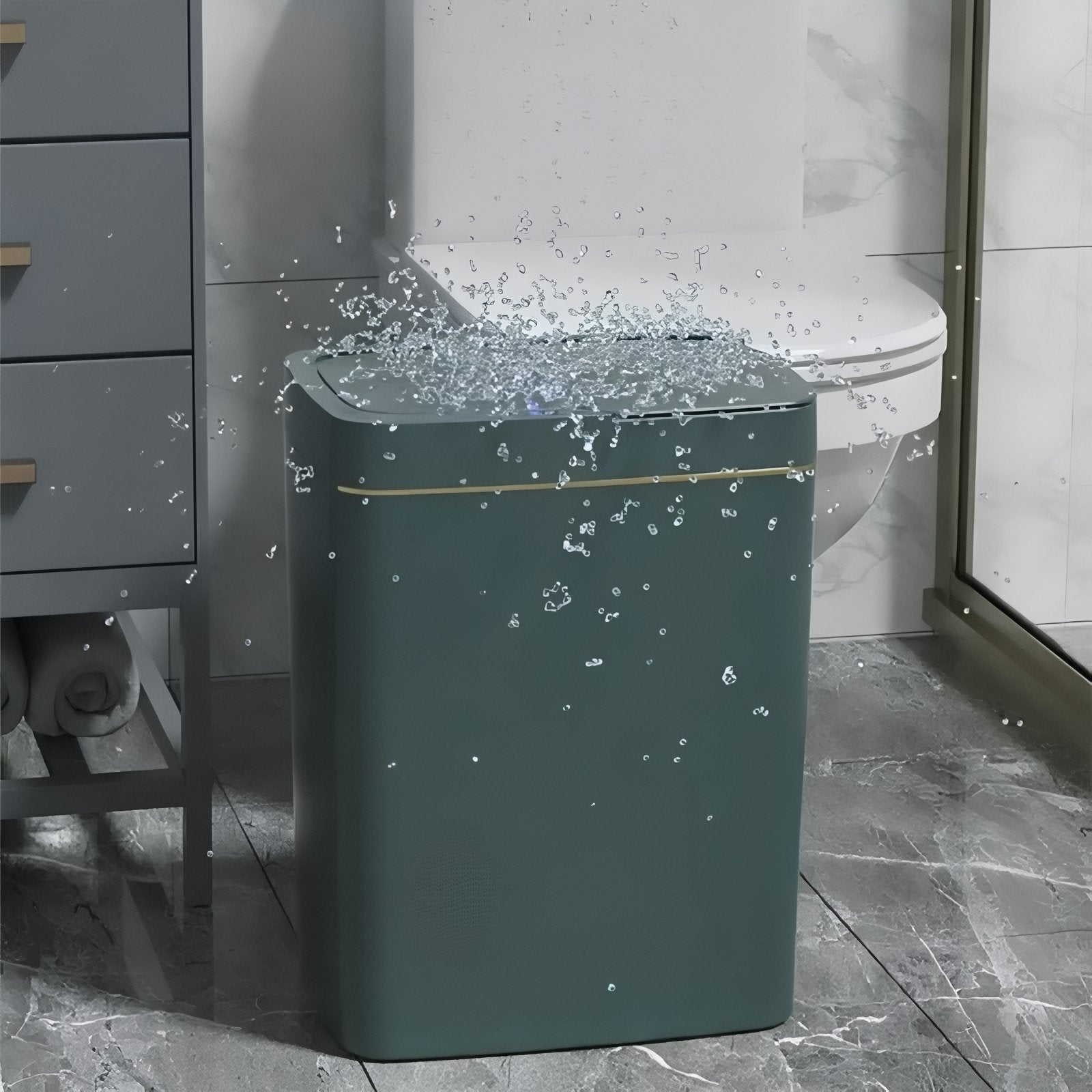NeatBin - Elegant og funktionel badeværelsesaffaldsbeholder