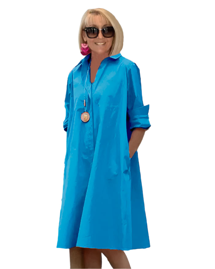 ÉlanChic elegant skjortekjole til kvinder med raffineret stil
