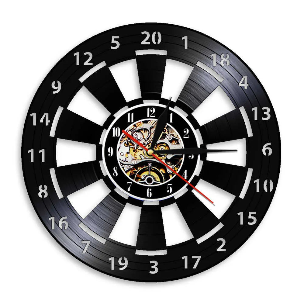 DartGlow Vintage Dartboard vægur