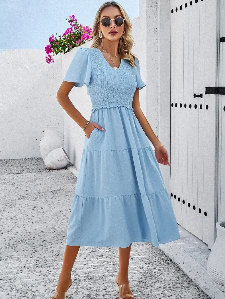 Lena Elegant Kjole til Kvinder
