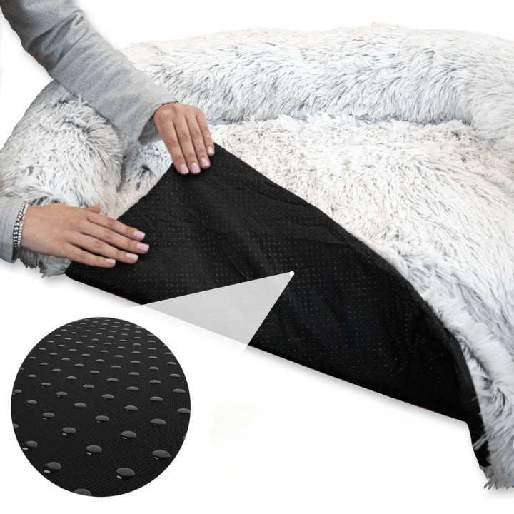 SnuggleNest - Plys sovesofa til kæledyr for ultimativ komfort og afslapning