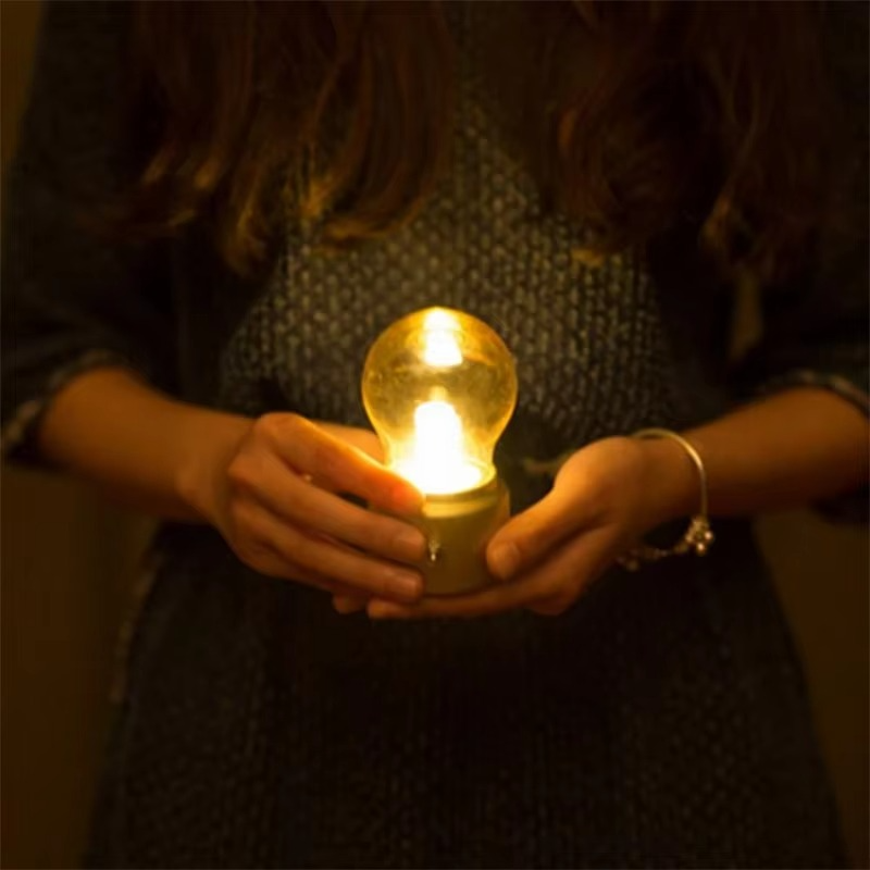 VintageGlow Trådløs Industriel Natlampe
