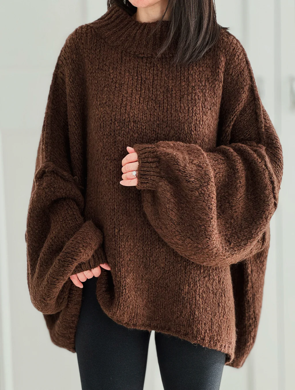 Ida - Løs sweaterjakke