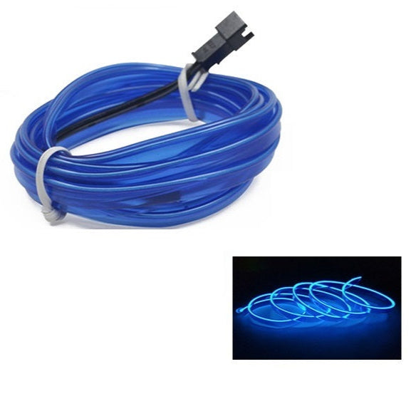Fleksibelt RGB LED Lysbånd til Bilinteriør med Musiksensor og Fjernbetjening
