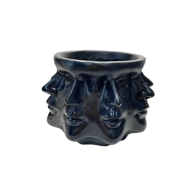 ArtFace 3D Keramisk Plantekrukke – Moderne Ansigtsdesign Potte