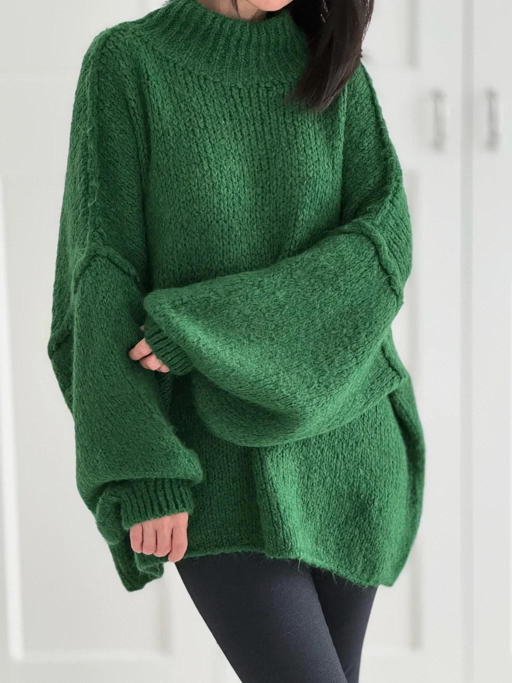 Ida - Løs sweaterjakke