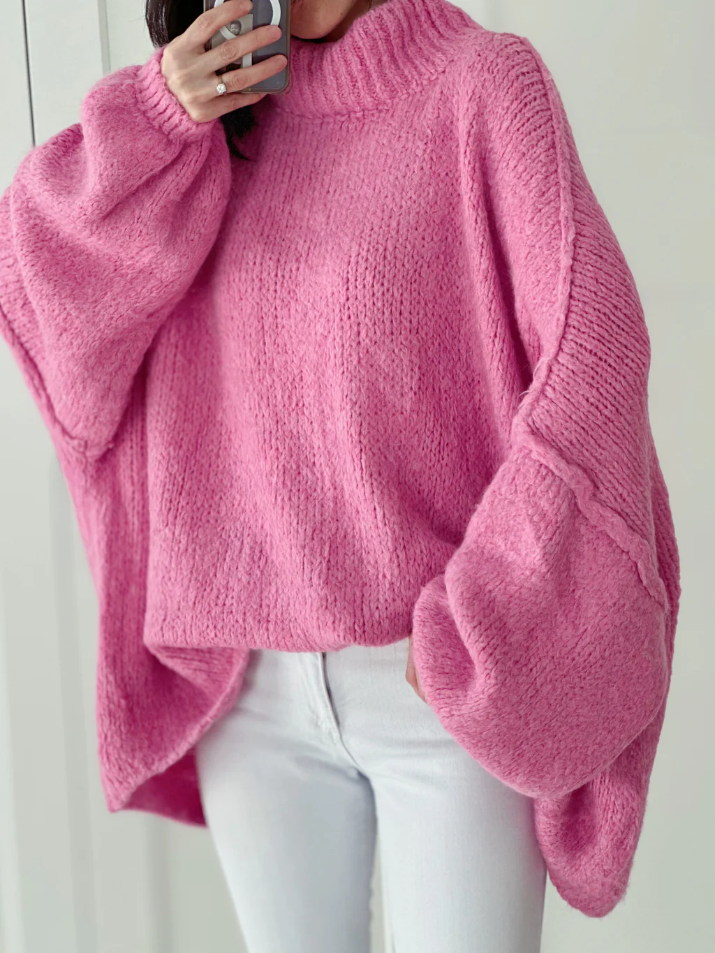 Ida - Løs sweaterjakke