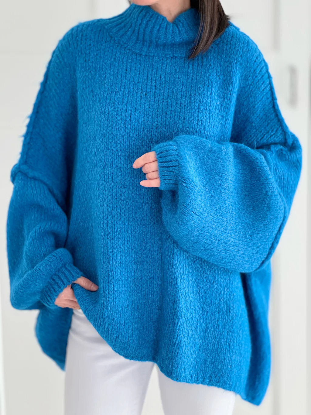 Ida - Løs sweaterjakke