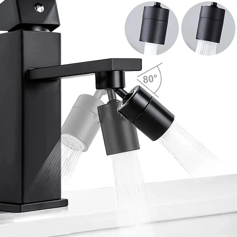 FlexSpray 360° Rotérbart Vandhane Sprayhoved med Justerbar Vandstrøm