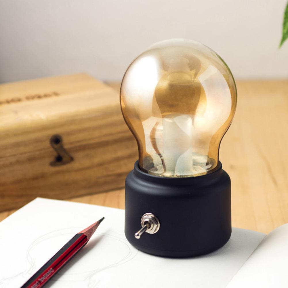 Nostalume Bærbar Bordlampe – Vintage Design med Moderne Fleksibilitet