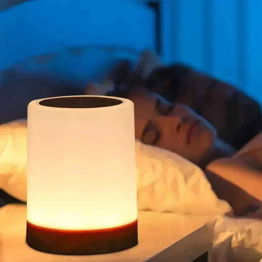 LumiGlow genopladelig stemningslampe med touch-kontrol