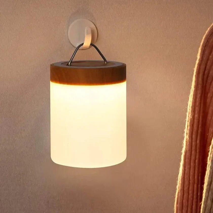 LumiGlow genopladelig stemningslampe med touch-kontrol