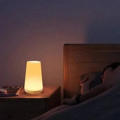 LumiGlow genopladelig stemningslampe med touch-kontrol