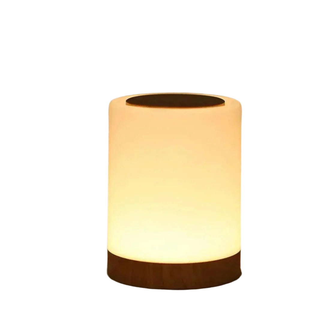 LumiGlow genopladelig stemningslampe med touch-kontrol