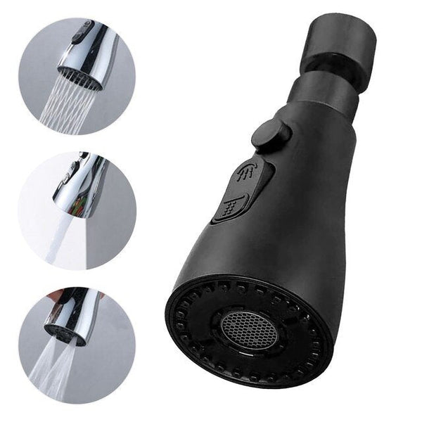 FlexiFlow – Vandhanehoved med 360° Rotation og Dobbelt Sprayfunktion