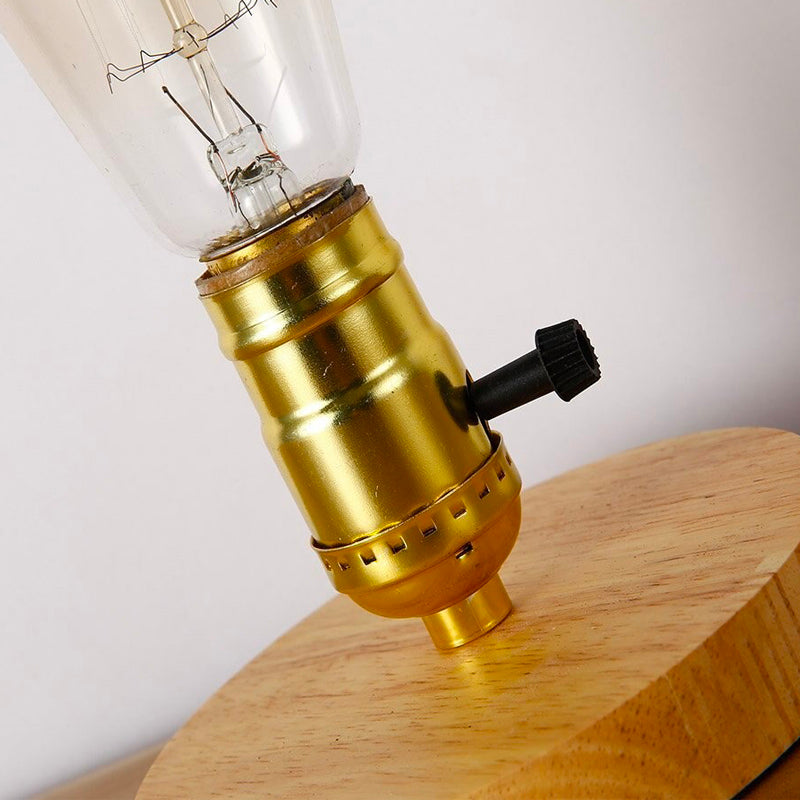 EdisonWood Vintage Charm Natlampe – Tidløst og Elegant Design