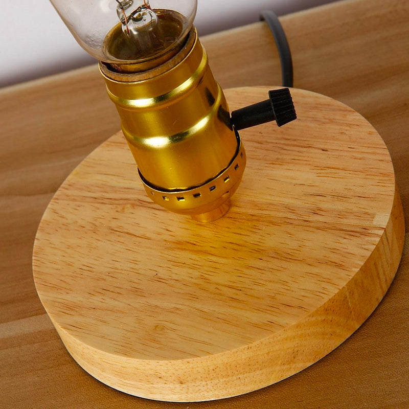 EdisonWood Vintage Charm Natlampe – Tidløst og Elegant Design