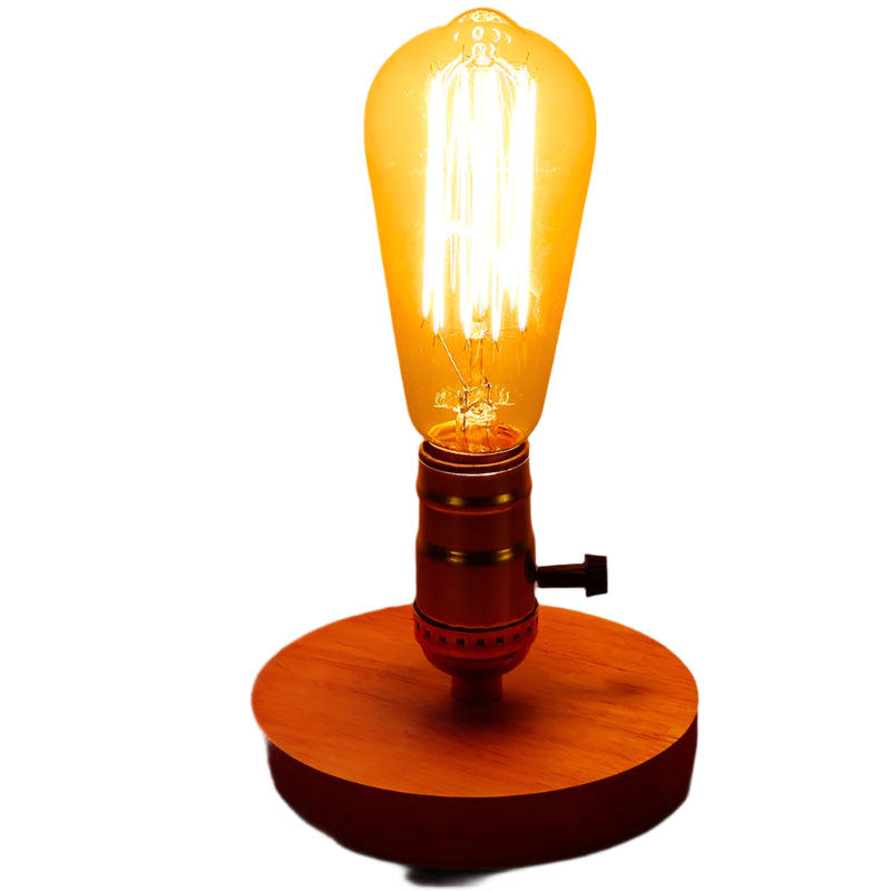 EdisonWood Vintage Charm Natlampe – Tidløst og Elegant Design