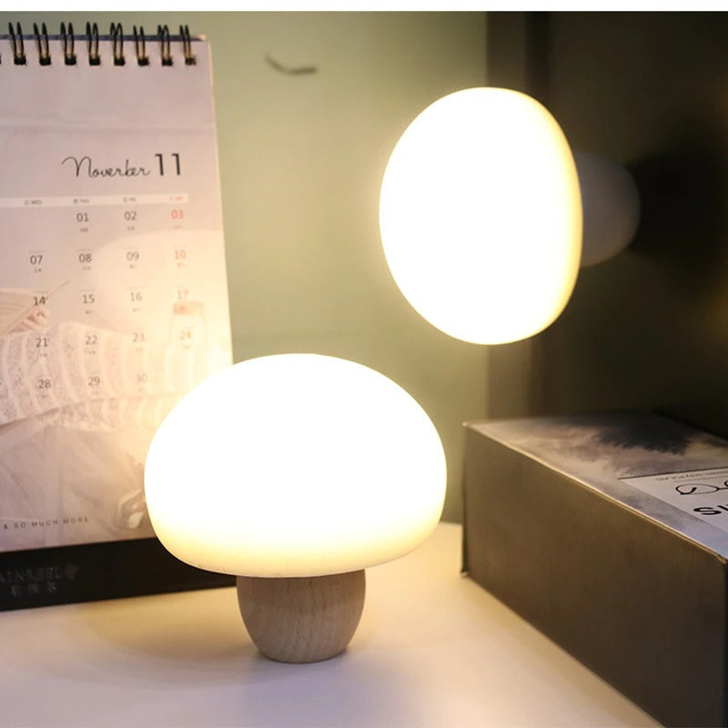 LumiShroom Magnetisk Natlampe – Beroligende Farvelampe