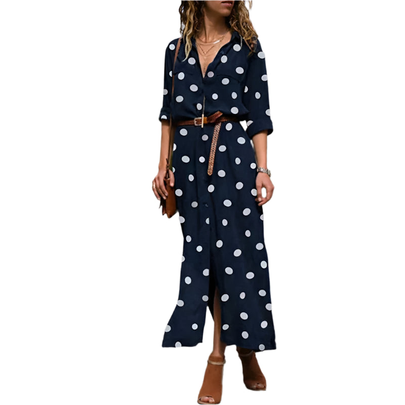 Mathilde Prikket Sommerkjole til Damer – Elegant og Let Design