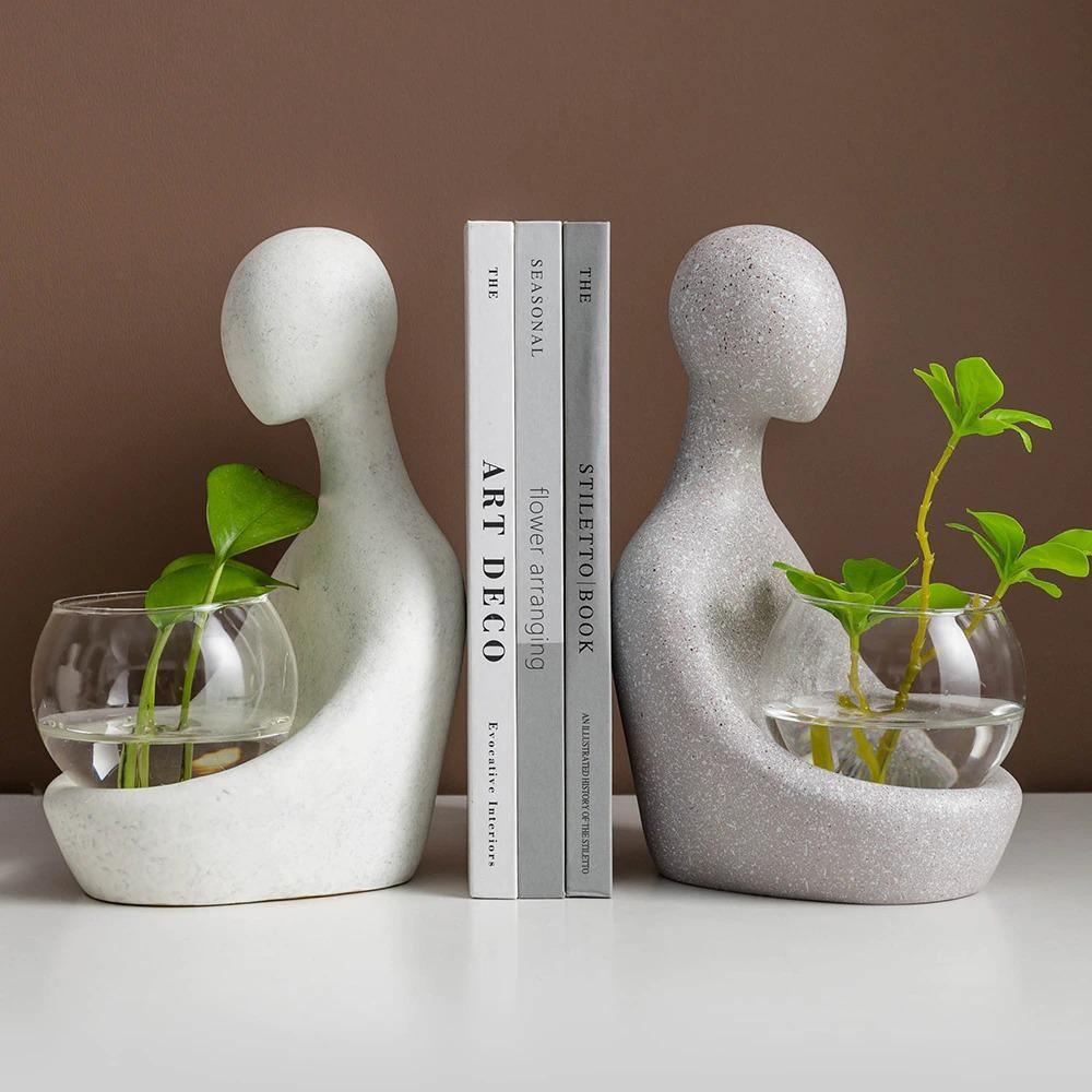 LumiRoot Illuminated Hydroponic Vase – Moderne Transparent Design