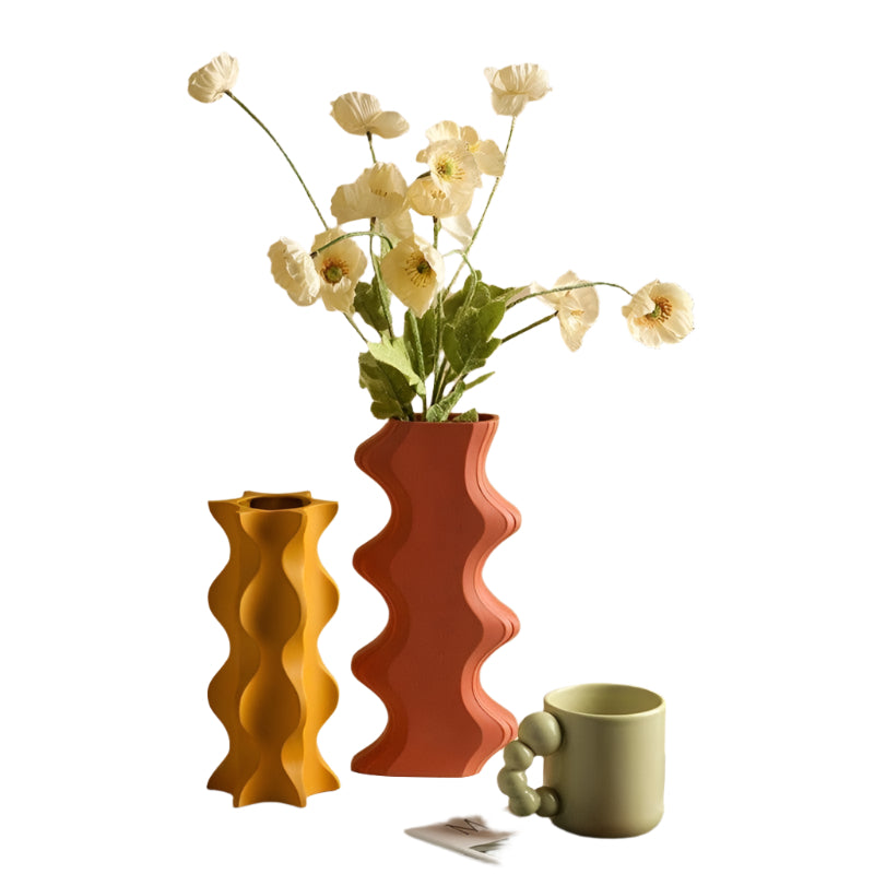 Minimalistisk Harmony-vase – Elegant keramisk design til elegante blomsterarrangementer