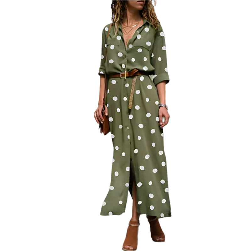 Mathilde Prikket Sommerkjole til Damer – Elegant og Let Design