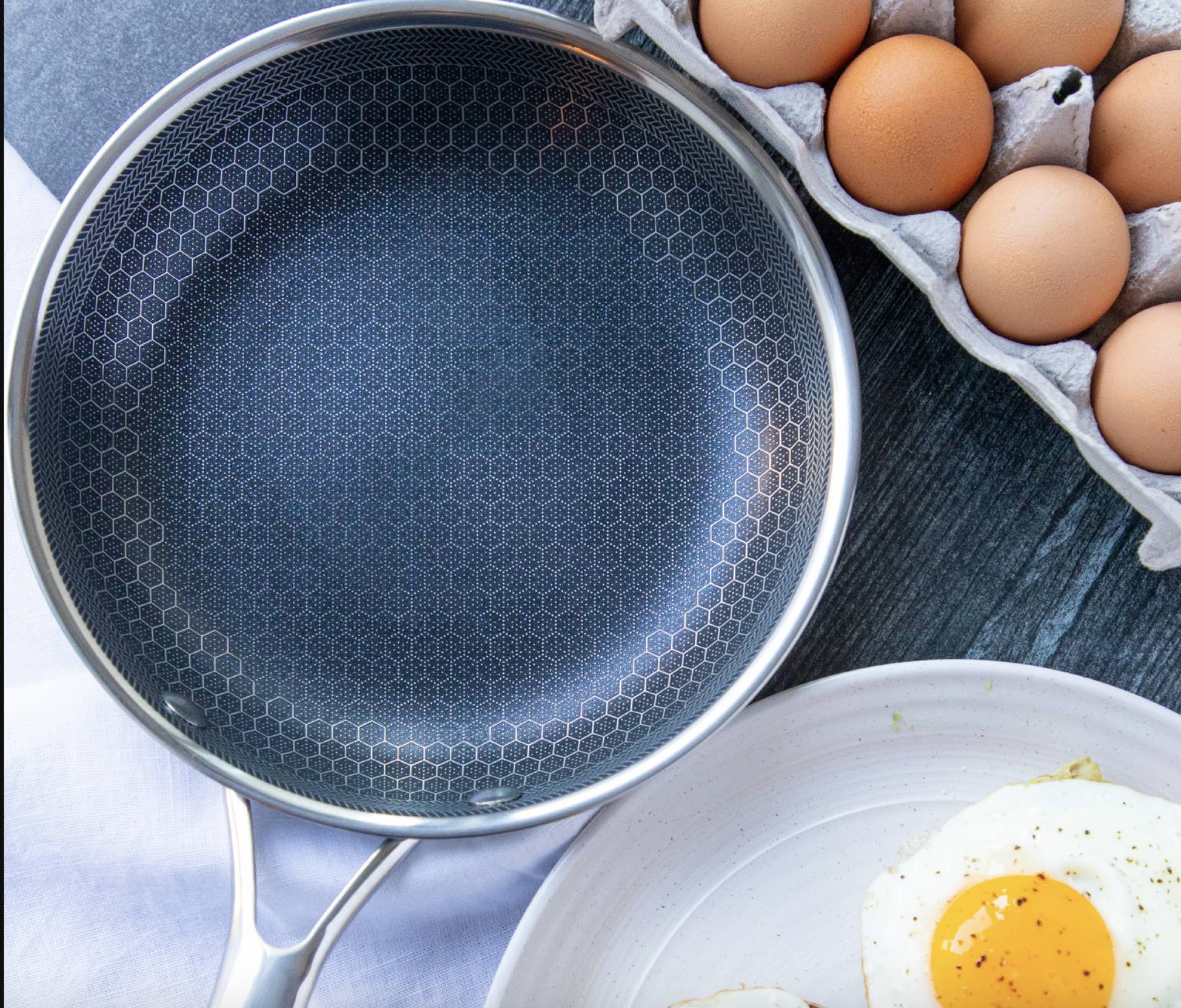ChefElite Premium Non-Stick Stegepande i Rustfrit Stål