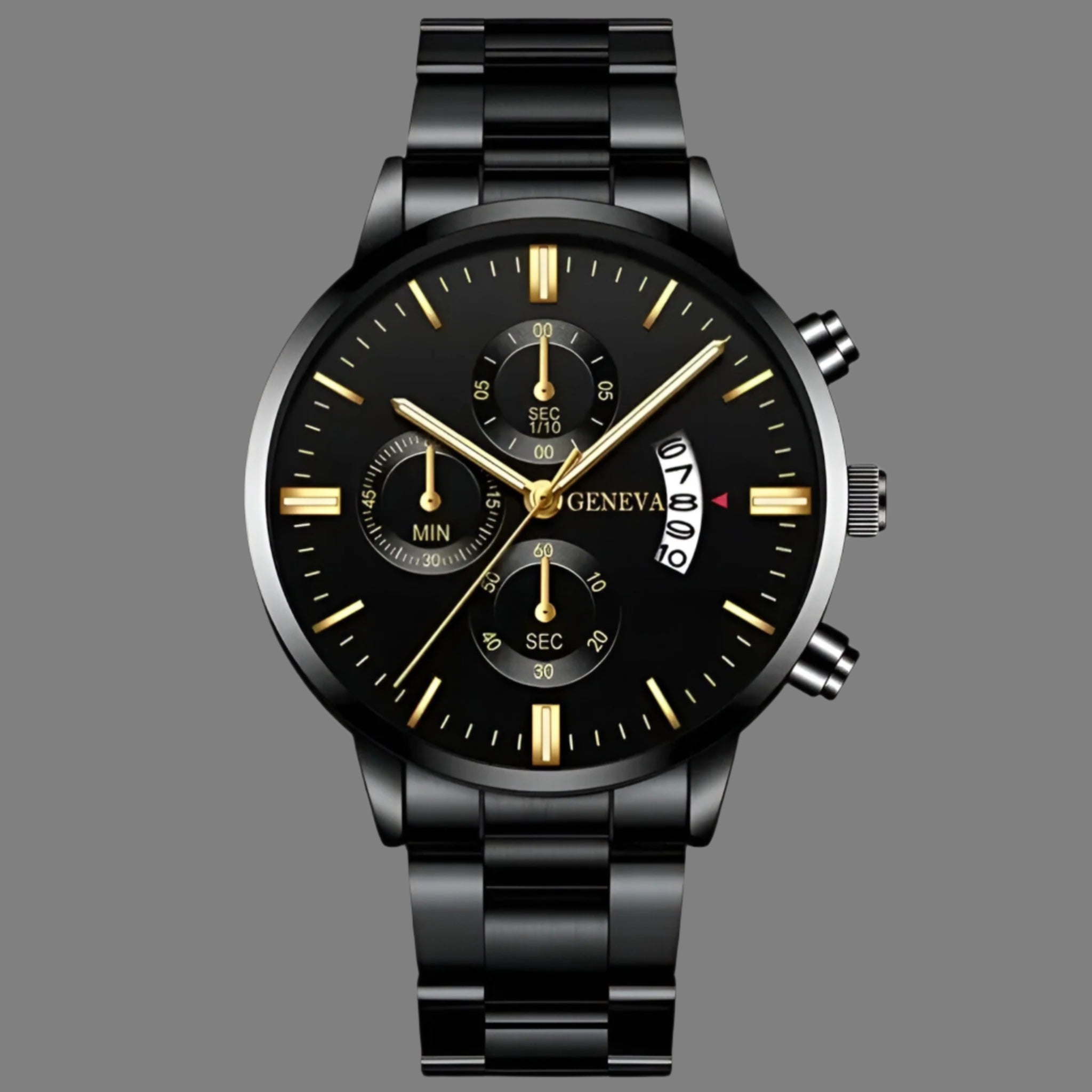 VernoTime Elegant Rund Urskive – Med Kalendervisning