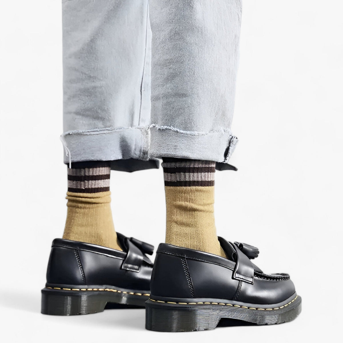 Lorenz – Klassiske Loafers med Tyk Sål og Elegant Design