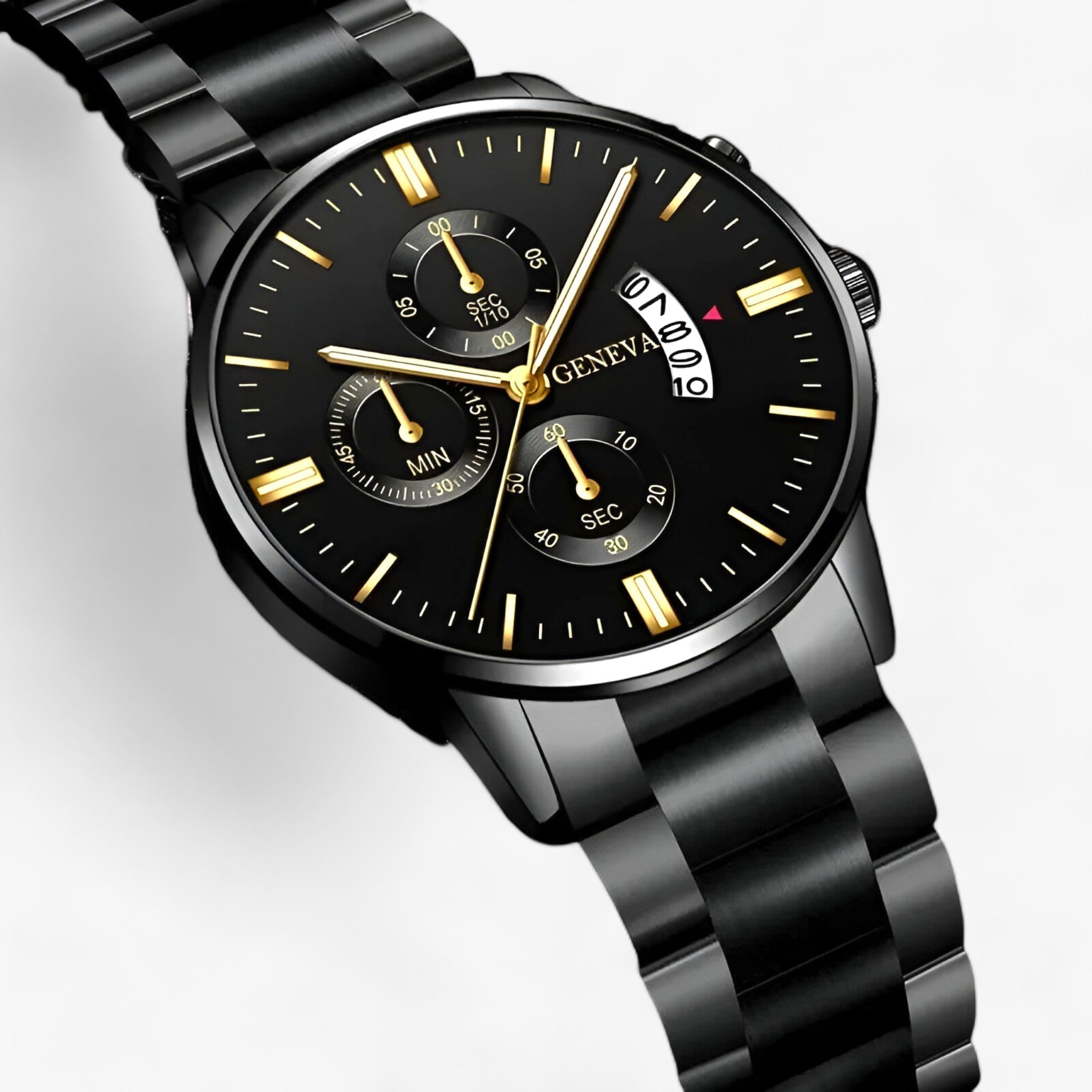 VernoTime Elegant Rund Urskive – Med Kalendervisning