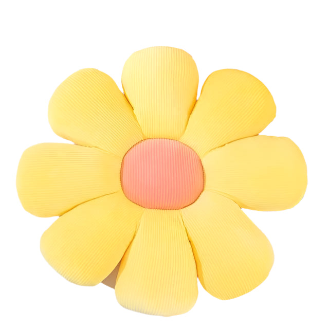 PetalPuff Blomsterformet Pude – Legende Komfort og Farverig Hygge