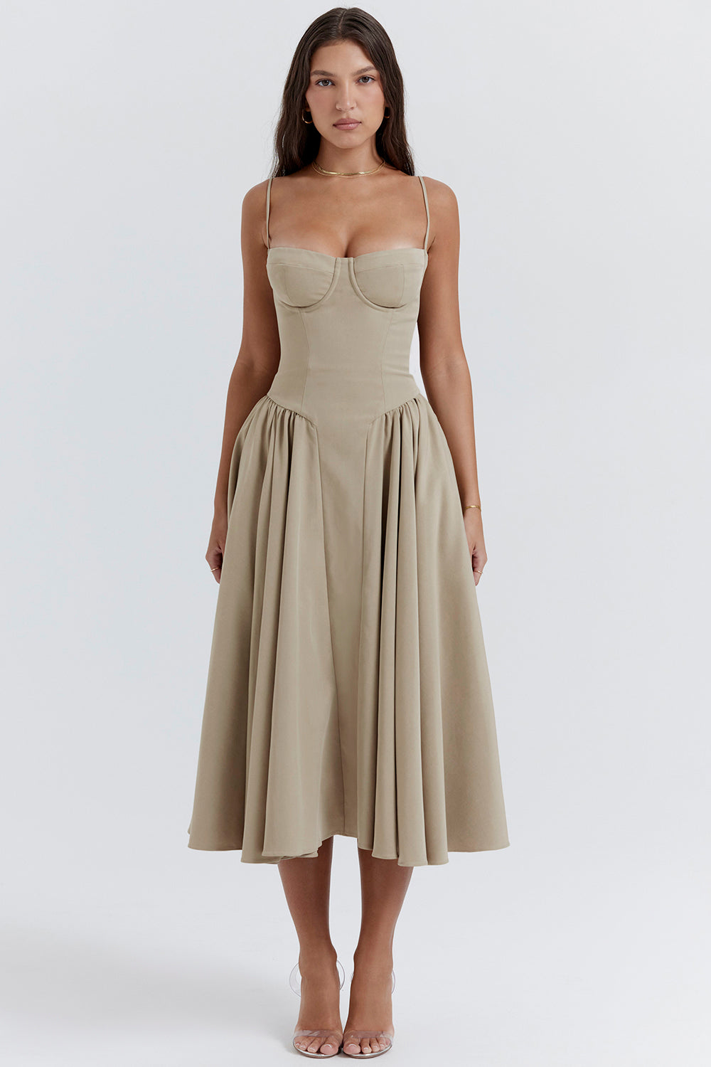 Élodie Refined Midi-kjole