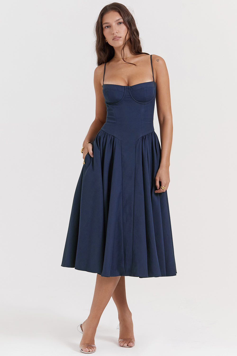 Élodie Refined Midi-kjole