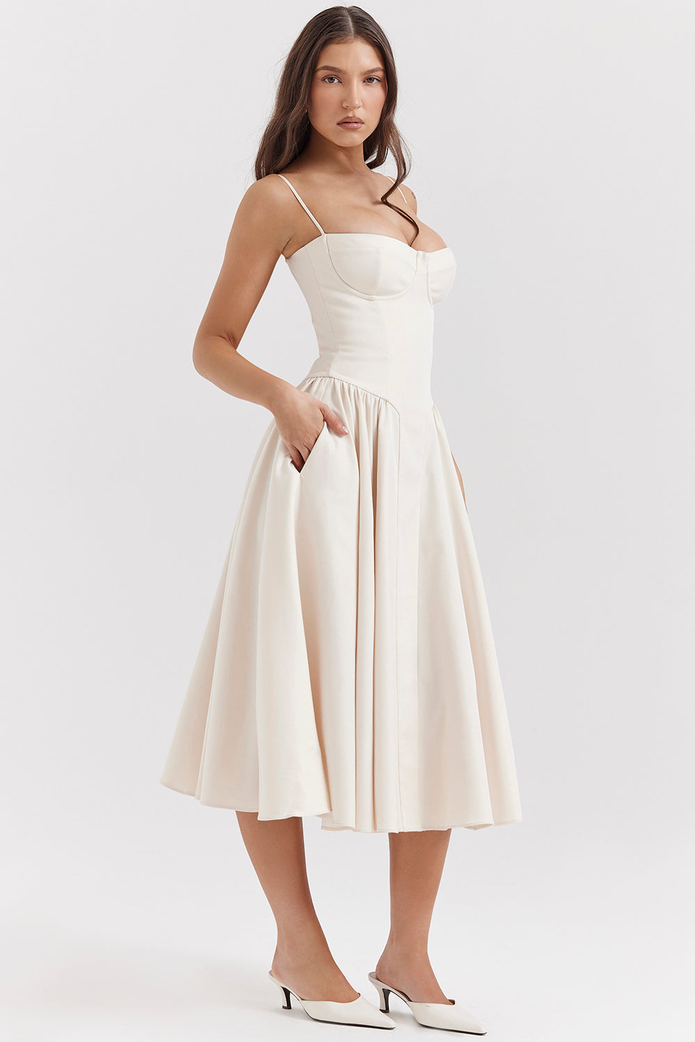 Élodie Refined Midi-kjole