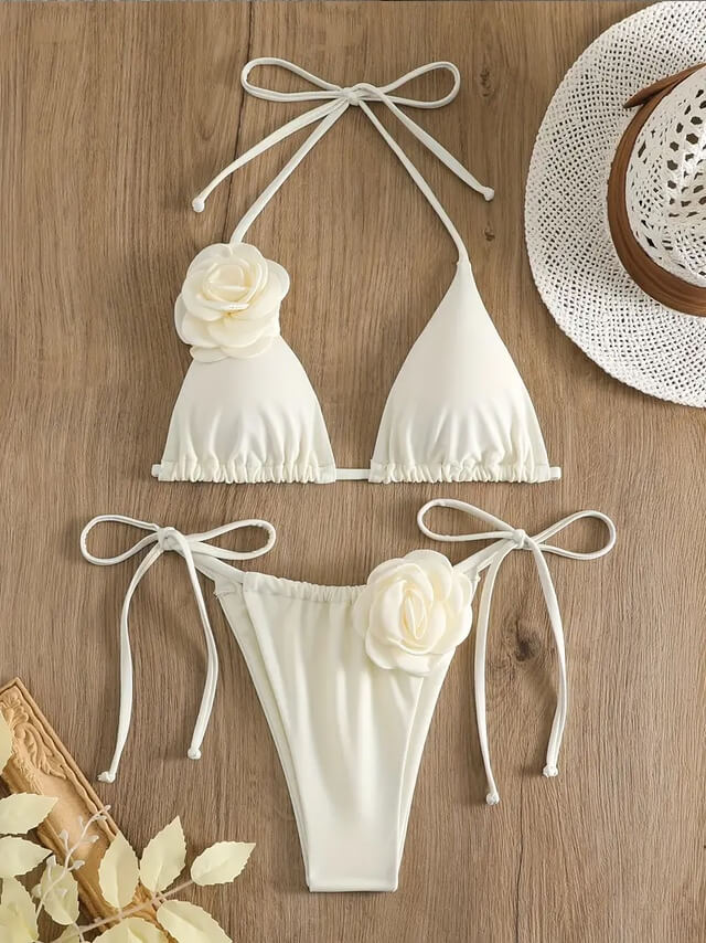 Isabel - Elegant sommerblomstrende bikini