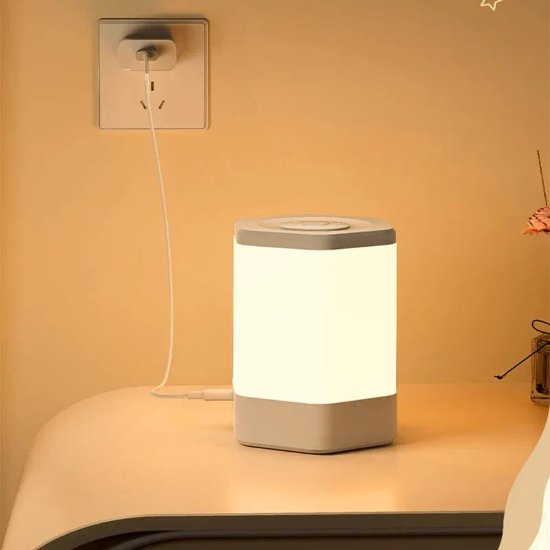LumiNest – Minimalistisk LED-bordlampe med Berøringskontrol og Justerbart Lys